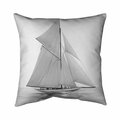Fondo 20 x 20 in. Sailing Ship-Double Sided Print Indoor Pillow FO2773639